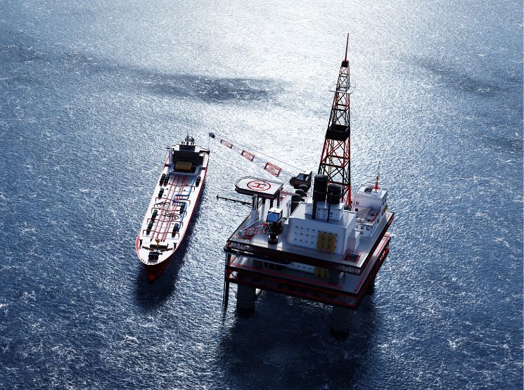 extração de petróleo em alto mar - mangueira para óleo